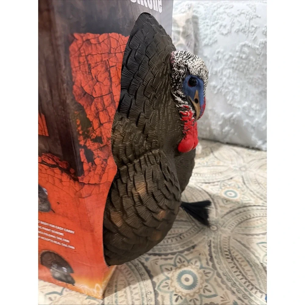 Flextone Thunder Creeper Full Strut Portable Turkey Decoy Hunting Outdoor